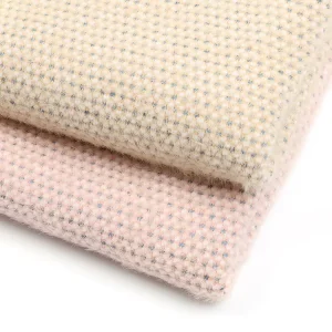 100% Polyester Organic Weft Knitted Plain Dyed Stretch Jacquard Yarn Dyed Sweater Fabric for Boys & Girls