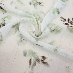 100% Polyester PE Coated Woven Chiffon Fabric Anti Pill Lightweight Printed Women’s Garment Dresses Curtains Sofa Covers Lining
