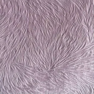 100% Polyester Patterned Burnout Velvet Fabric for Sofa Upholstery