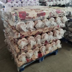 100% Polyester Plain Twill Weave Fabric Printed Finish Washed Water Abrasion Resistant Bedding Fabric