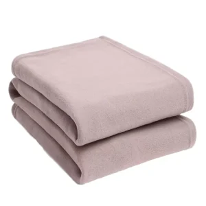 100% Polyester Polar Fleece Bed Blankets Customized Logo 2-Sided Brushed Floral Pattern Soft Knitted Winter Cover