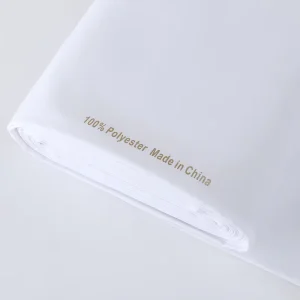 100% Polyester Poplin Fabric Woven Plain Anti-Static Wrinkle Resistant Breathable Medium Weight 58″ Width