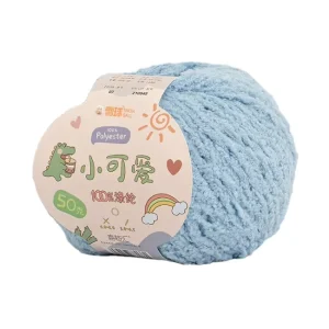 100% Polyester Premium Fancy Yarn Space Dyed Semi Face Velvet for Knitting Weaving High Tenacity Colour Coordinated