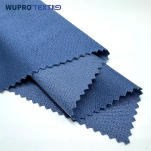 100% Polyester Quick Dry Mesh Fabric Sportswear Knitted Stretch Technics with Wicking Feature Patterned Jersey Lining Garments