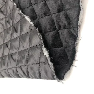 100% Polyester Quilted Fabric Breathable and Comfortable 180gsm Fleece for Car Blankets and Garments Price Woven Technics