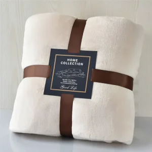 100% Polyester Raschel Blanket Lightweight Wearable Multifunctional Portable Throws Travel Sofa Use Solid Color Modern Woven