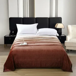 100% Polyester Raschel Knitted Blanket Solid Color Modern Rectangular Napping Micro Plush Design