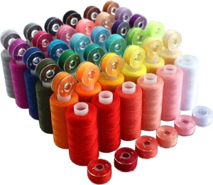 100% Polyester Spun Sewing Thread High Strength Finished Yarn 20 40 60 Count for Clothing Textiles