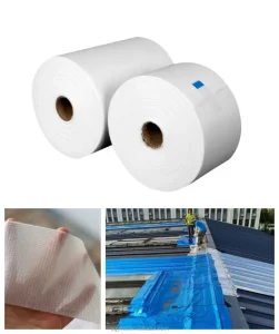 100% Polyester Stitch Bond Fabric with Eco-Friendly Cross Dot and Plain Styles for Sofa and Mattress Breathable Nonwoven Fabric
