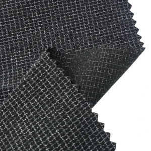 100% Polyester Stretch Ripstop Waterproof Outdoor Fabric with Crack Resistant and Quick Dry Features for Workwear and Garments