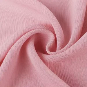 100% Polyester T400 Chiffon Plain Fabric Wind Proof Medium Weight Activewear Wedding Costume Garments for Girls Boys In Stock