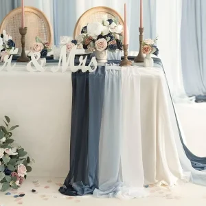 100% Polyester Table Runner Modern Woven Decorative Wedding Dining Table Accessory