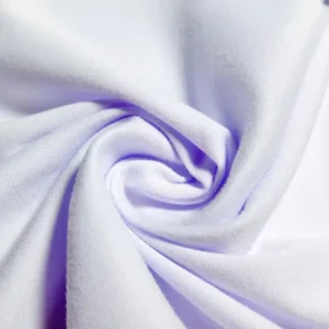100% Polyester Tricot Jersey Knitted Bleached Fabric Lightweight Girls Sportswear Garment Interlining Moisture-Wicking Bag