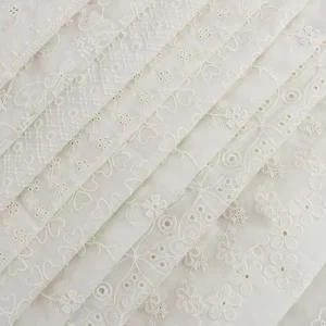 100% Polyester Tulle Mesh Embroidery Fabric Custom Weight for Dresses Knitted Technics Use for Bags Weddings Home Textiles