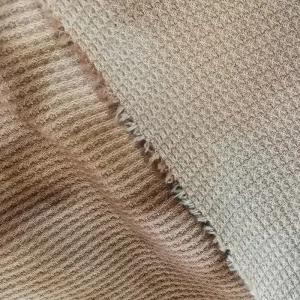 100% Polyester Waffle Tie Dye Knit Fabric for Dress