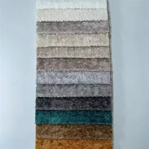 100% Polyester Warp Knitted Plain Dyed Color Chenille Sofa Fabric Home Textile Anti Shrink Anti Pill Flame Retardant