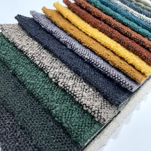 100% Polyester Weft Knitted Boucle Fabric Upholstery Sofa Fabric Boucle Fabric Wide Super Soft