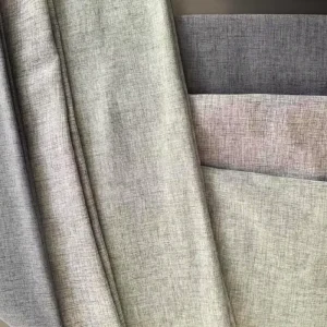 100% Polyester Woven Fabric Soft Breathable Cationic Plain Dyed Customized Colors for Home Textile