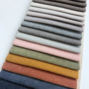 100% Polyester Woven Plain Customized 440gsm Chenille Fabric for Indoor Upholstery