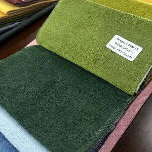 100% Polyester Woven Velvet Furniture Fabric for Home Use Home Decor Upholstery Fabric for Sofas Home Textile Dyed Fabric