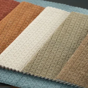 100% Polyester Yarn Dyed Chenille Jacquard Knitted Breathable Blackout Flame Retardant Bronzed Pattern 300GSM Sofa Cover Fabric