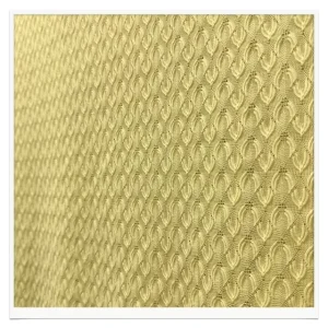 100% Polyester Yarn Dyed Yellow Stripe Braid Fabrics for Clothing Bags Accessories Home Textiles