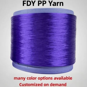100% Polypropylene High Tenacity FR Yarn Custom Color OE Technics for Weaving and Hand Knitting Fabrics