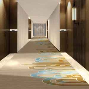100% Polypropylene PET Friendly Modern Tufted Jacquard Washable Eco-friendly Custom Carpet Home Machine Made 5 Star Hotel Lobby