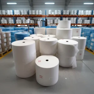 100% Polypropylene Spun Bonded Filter Fabric Moisture Chemical Resistant Anti Bacteria Cross Pattern Medium Weight (30-200gsm)