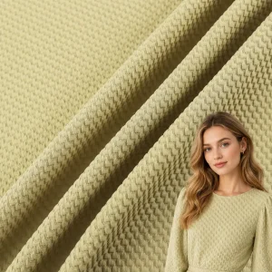 100% Polytester 202GSM Textured Diamond Woven Fabric Stretch Breathable Anti Pill Crisp Wrinkle Resistant Lightweight Garment