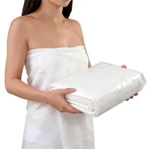 100% Pure Cotton Bath Towel Solid White Hotel Towel