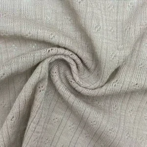100% Pure Wool Jacquard Fabric 210CM Extra Wide 130GSM Lightweight Knitted Textile for Scarves and Shawls