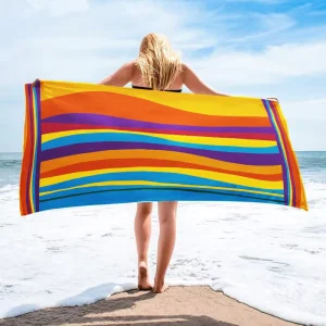 100% Quick Dry Bulk Printed Beach Towels Custom with Logo OEM ODM Available for Resorts & Hotels Summer Style Turkish Style