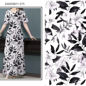 100% Rayon Viscose Digital Print Pipa Dance Fabric for Dress