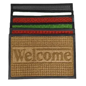 100% Recycle Rubber Indoor Outdoor Entrance Rug Floor Mats Shoe Scraper Doormat Door Mat