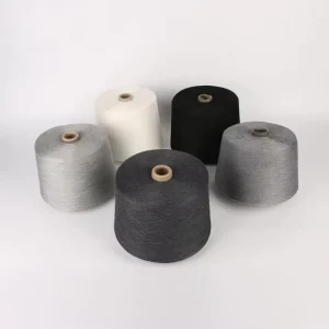 100% Recycled Polyester Ring Spun Yarn China for Socks Jeans Scarfs 21s 30s 40s High Tenacity Raw GRS Certified Kangda Brand