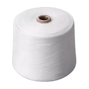 100% Ring Spun Eco Friendly Polyester Yarn 20s 30s Short Fiber Melange Knitting Yarn for Socks Sewing Embroidery & Weaving