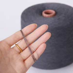 100% Spun Polyester Core Spun Yarn Raw Pattern Indonesia 30 32 NE Threads for Sewing Tshirt and Knitting