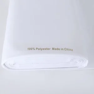 100% Spun Polyester Poplin Fabric Woven Plain Anti-Static Anti-Pill Breathable Medium Weight Arabic Saudi Mens