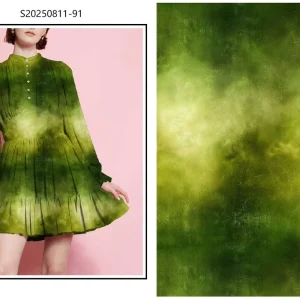 100% Viscose Rayon Woven Fabric Digital Print Pipa Dance for Dress