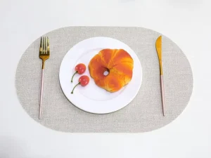 100% Waterproof Oil Proof nordic linen weave placemat