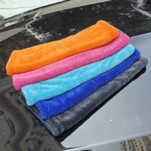 1000GSM Premium Luxury Plush Scratch Resistant Microfiber Car Wash Towel 40×60 Cm Clear Coat Safe Heavy Duty Detailing