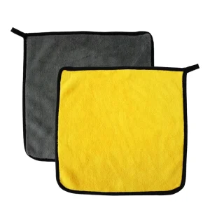 1000gsm 1200gsm Eco Friendly Water Absorbent Microfiber Plaid Pattern Rectangle Shape Car Wash Cloth Drying Towel Quick Dry Car