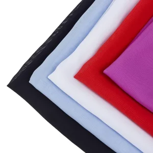 100D 100% Polyester Breathable Abrasion-Resistant Crepe Plain Chiffon Fabric Dress Stage Costume Decorative Printed 80gsm Girls