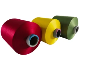 100D 144F SD SIM HIM Semi Dull DTY Polyester Yarn Custom Dope Dyed Color Yarn for Textile Weaving