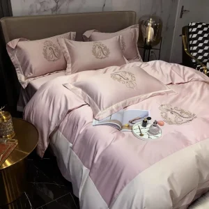 100S Long Staple Cotton Embroidery Duvet Cover Bedding Set
