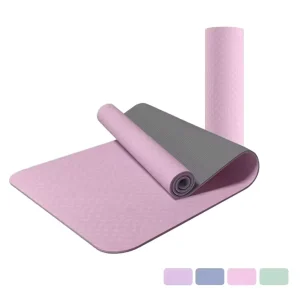 10mm High Elastic Shock Absorption Odorless Non Toxic Anti Slip Extra Wide Custom Logo TPE Yoga Mat