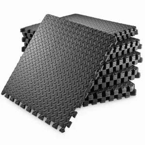 10mm Thick Heavy Gym Floor Interlock Mat Customizable PE Soft EVA Foam Yoga and Fitness Rubber Mat for Exercise