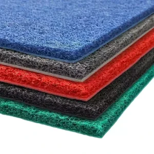 10mm Thick PVC Coil Floor Mat Modern Washable Machine Made Novelty Pattern for Home and Car Use
