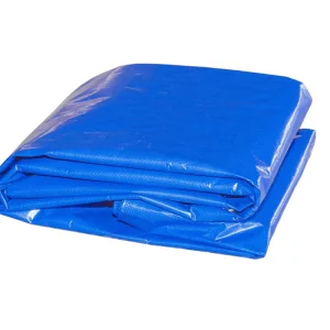 10×10 Blue Plastic Tarp Sheet Waterproof Industrial Tarpaulins